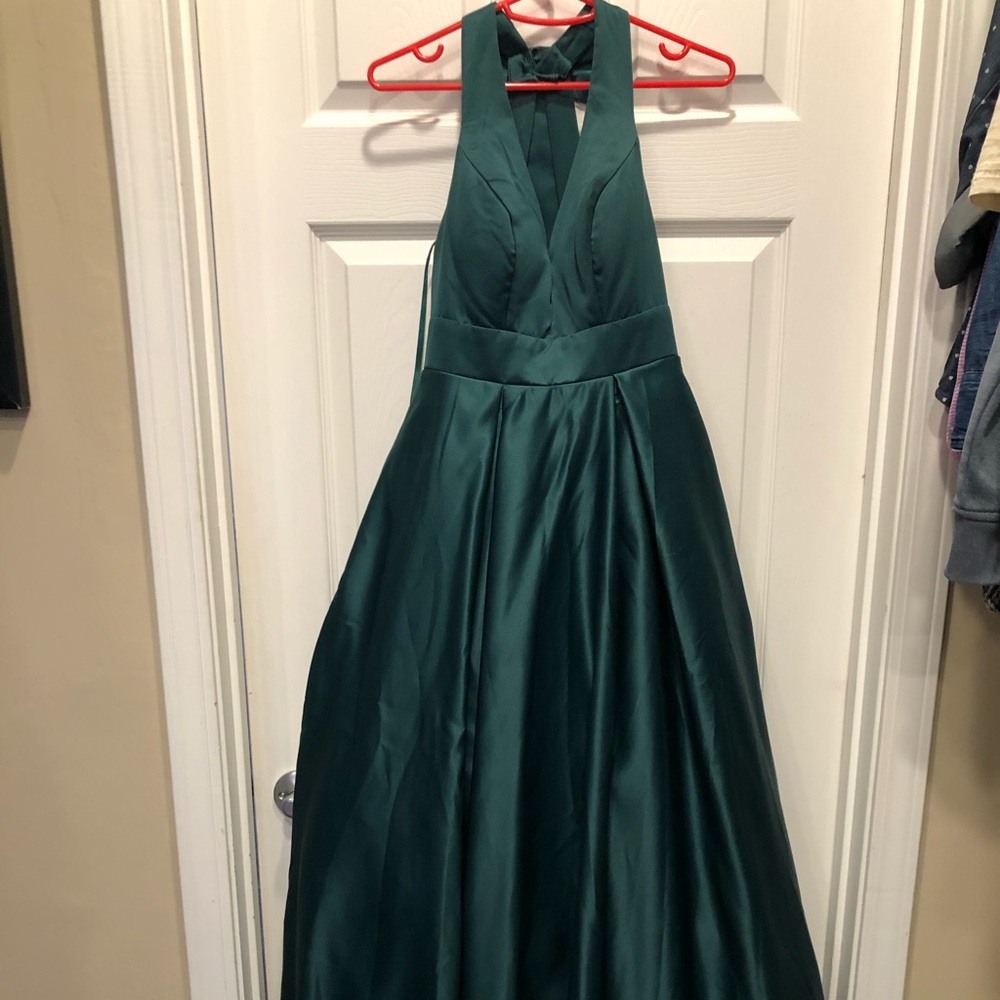 Hunter Green Formal/Prom Dress